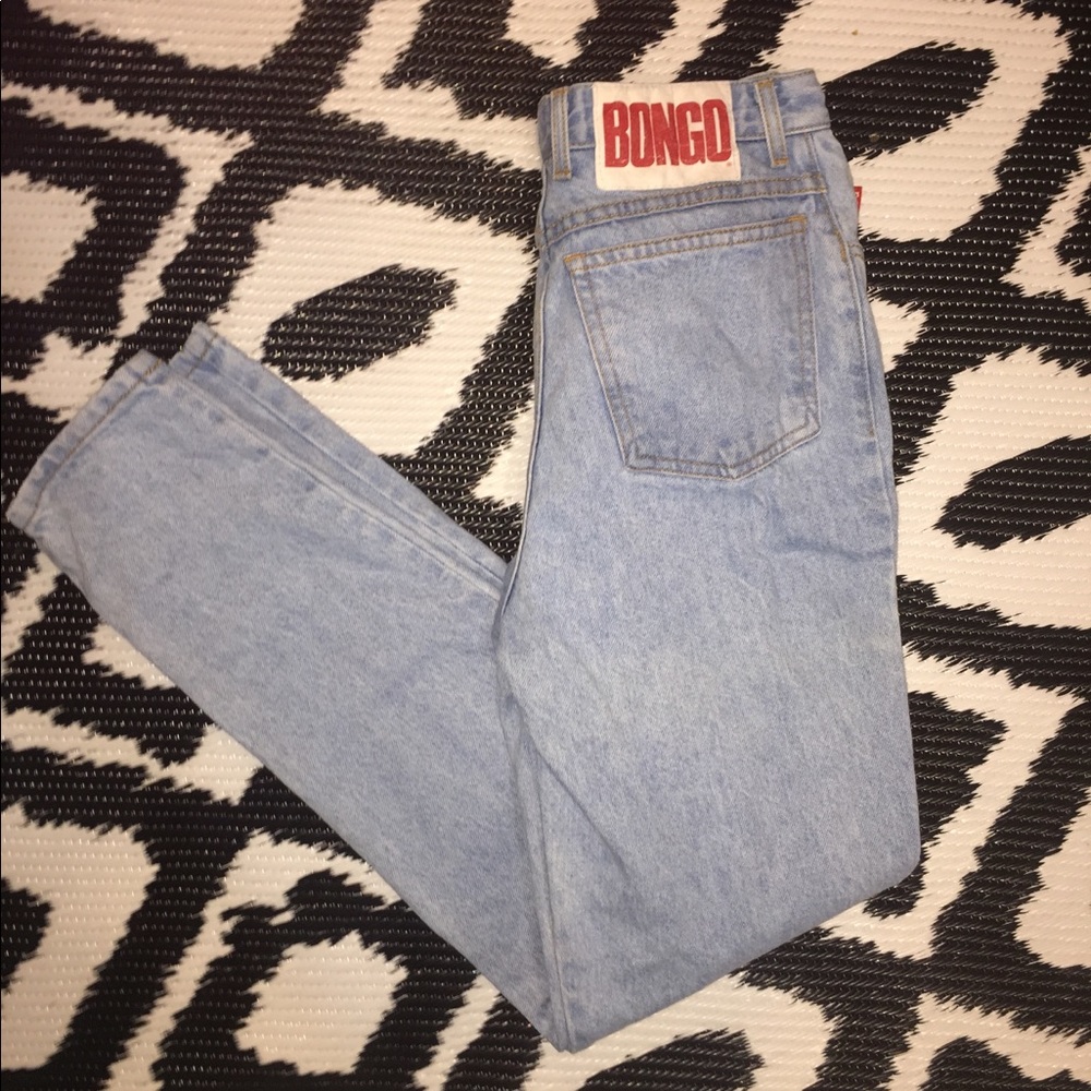 BONGO high waisted Tapered leg mom Jean